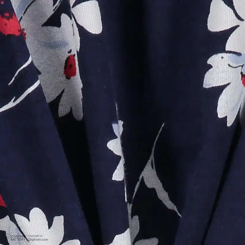 دامن چیندار زنانه ناربن مدل 15211127 رنگ سرمهای