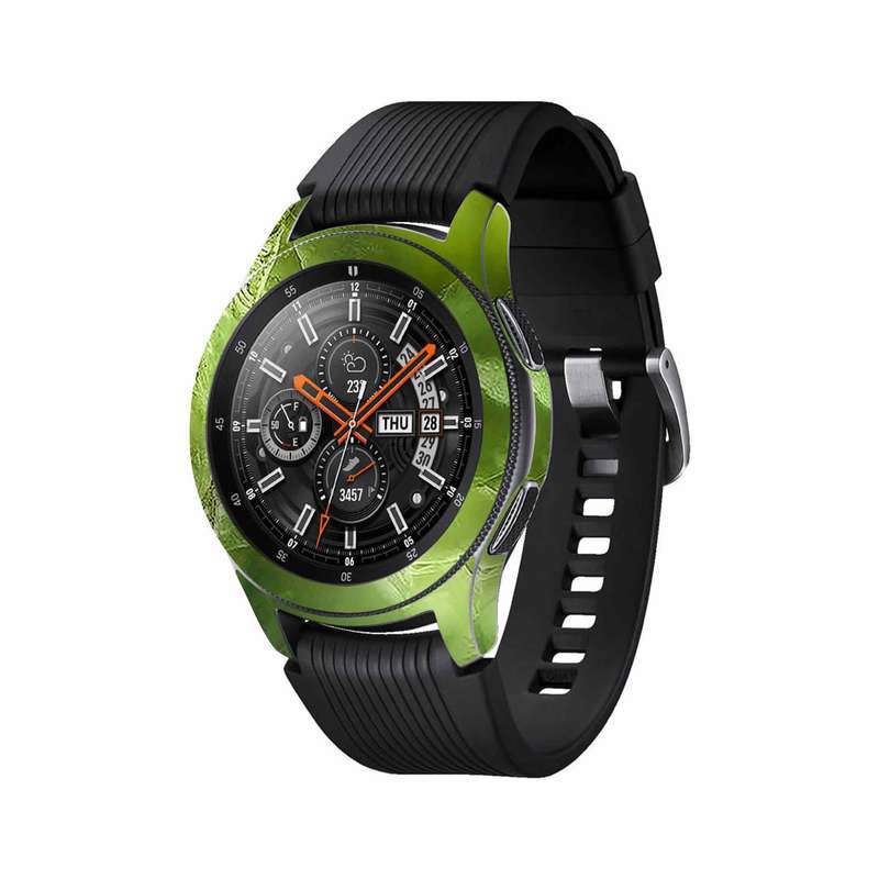 برچسب ماهوت طرح Green-Crystal-Marble مناسب برای ساعت هوشمند سامسونگ Galaxy Watch 46mm