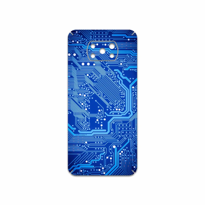برچسب پوششی ماهوت مدل Blue Printed Circuit Board مناسب برای گوشی موبایل شیائومی Poco X3 NFC