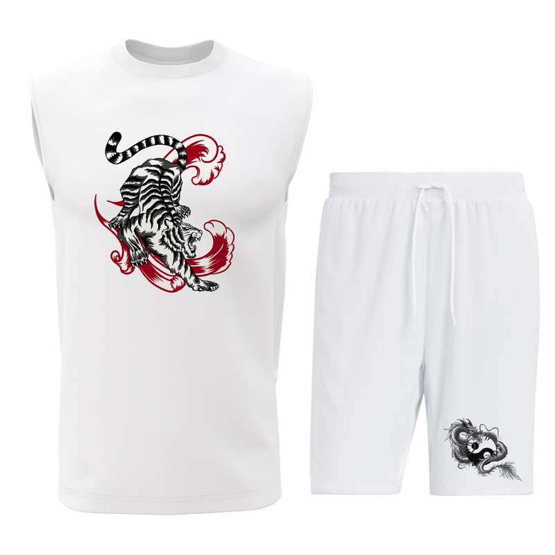 ست تاپ و شلوارک مردانه مدل T173W