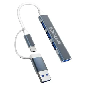 هاب 4 پورت USB-C راگ لینک مدل 2in1-CU