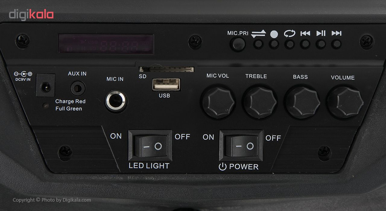 اسپیکر قابل حمل ایکس مکس تاچ مدل MS-Portable 4000