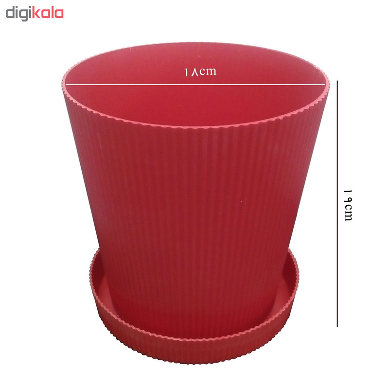 گلدان مدل 4020 سایز 18 مجموعه 2 عددی