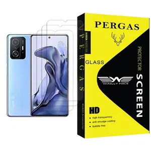 Waily Nice Pergas Glass MIX003 Screen Protector For Xiaomi 11T Pack Of 3