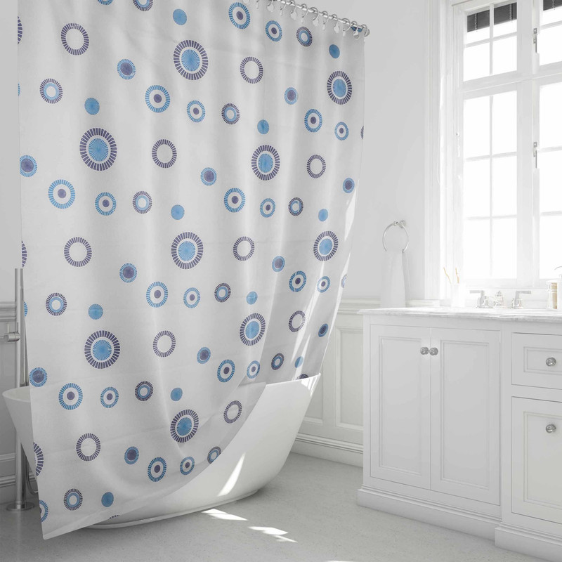 پرده حمام پیسو مدل BZ-23 سایز 180×200 سانتی متر