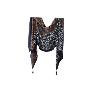 شال زنانه مدل نخی پلیسه کد 378