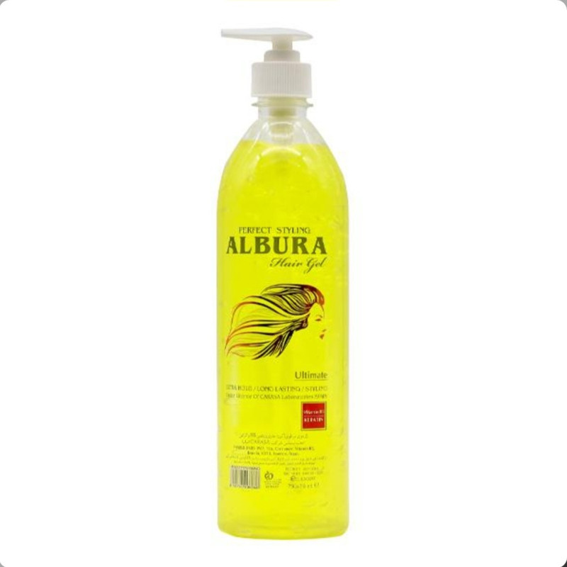 ژل مو آلبورا مدل Karatin حجم 750 میلی لیتر