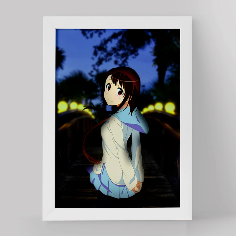 تابلو خندالو مدل اونودرا انیمه عشق دروغین کد 17158