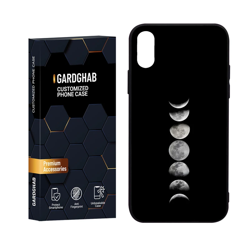 کاور گارد قاب مدل پشت گلس ساده مناسب برای گوشی موبایل اپل iPhone X/Xs 