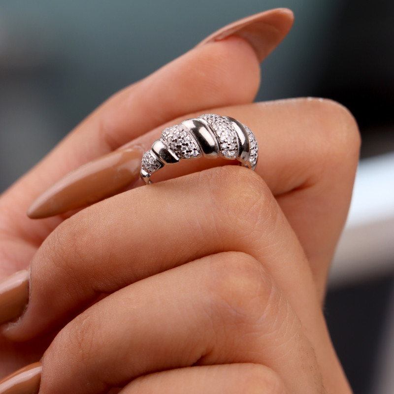 انگشتر نقره زنانه جی تی ای مدل G_219