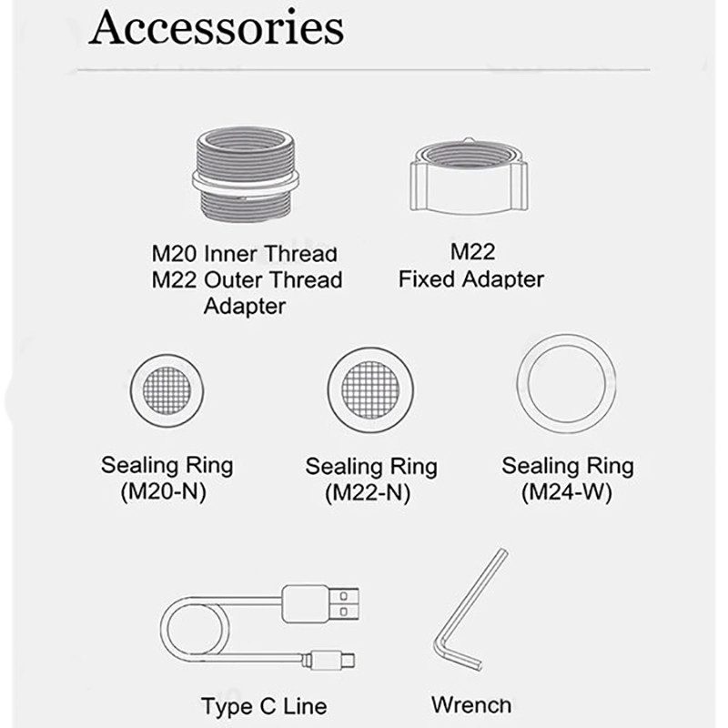 سردوش کاهنده مصرف آب شیائودا مدل HD-ZNJSQ-06 سردوش کاهنده مصرف آب شیائودا مدل HD-ZNJSQ-06