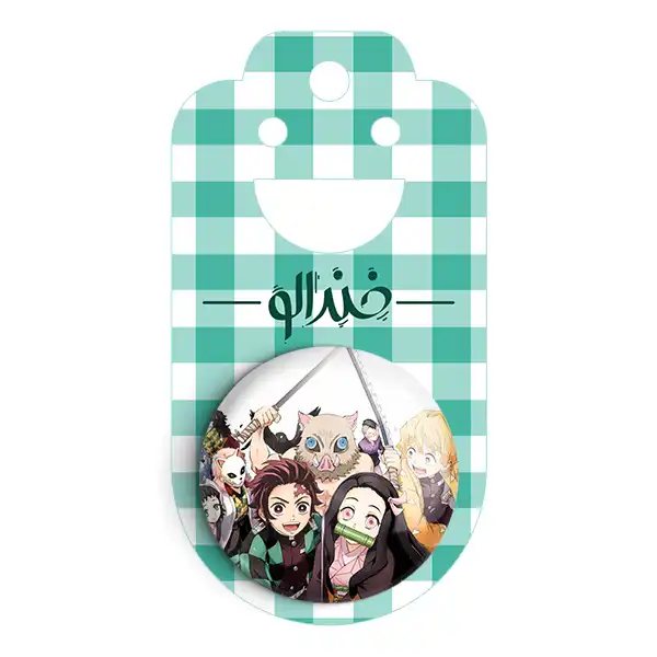 پیکسل خندالو مدل نزوکو و اینوسکه و تانیجرو انیمه شیطان کش کد 11488