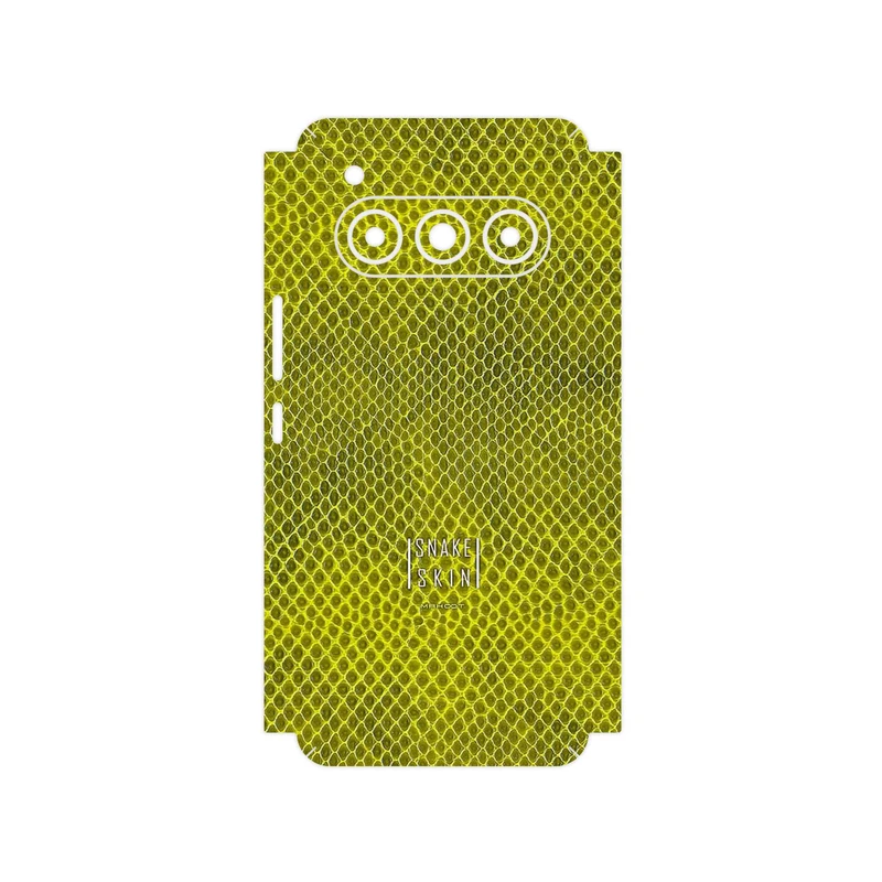 برچسب پوششی ماهوت مدل Yellow Snake Skin مناسب برای گوشی موبایل داریا Bond II Lite 5G