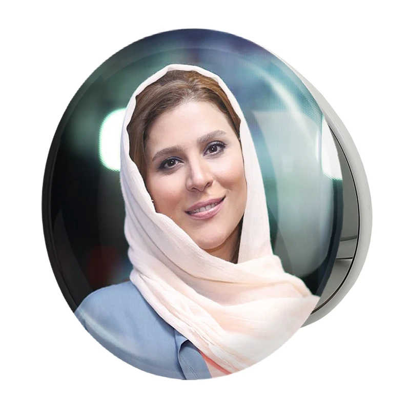 آینه جیبی خندالو طرح سحر دولتشاهی مدل تاشو کد 10473 