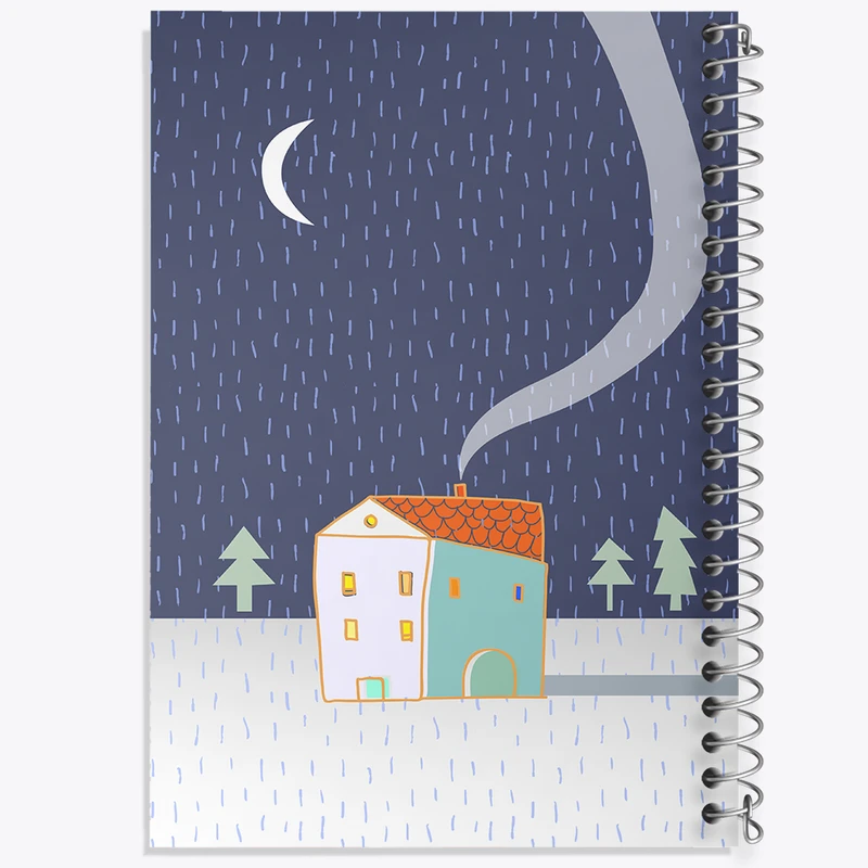 دفتر نت موسیقی 50 برگ خندالو مدل خانه کد N764