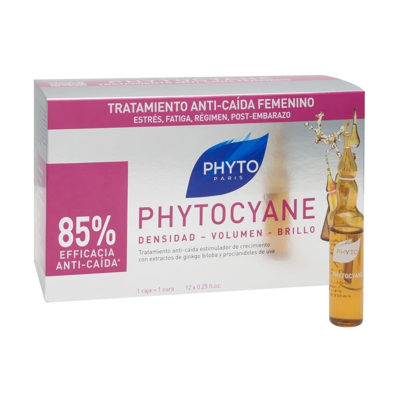 سرم تقویت کننده مو فیتو مدل phytocyane بسته 12 عددی