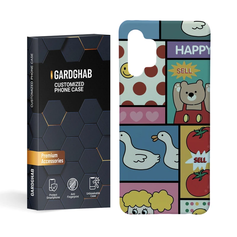  کاور گارد قاب مدل دخترانه  مناسب برای گوشی موبایل سامسونگ Galaxy A32 4g