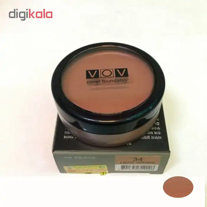 کرم پودر وو مدل COVER FOUNDATION شماره 34