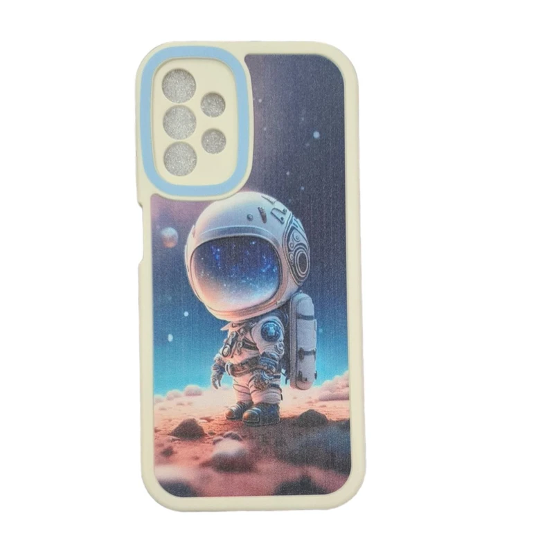 کاور مدل سیلیکونی طرح ناسا کد 132 مناسب برای گوشی موبایل سامسونگ Galaxy A14