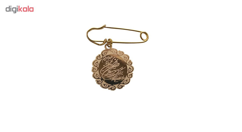 سنجاق سینه طلا 18 عیار گالری گل سرخ مدل 10_10