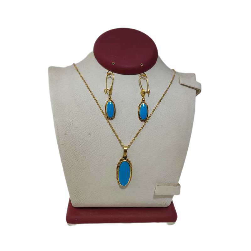 نیم ست زنانه مدل فیروزهm312