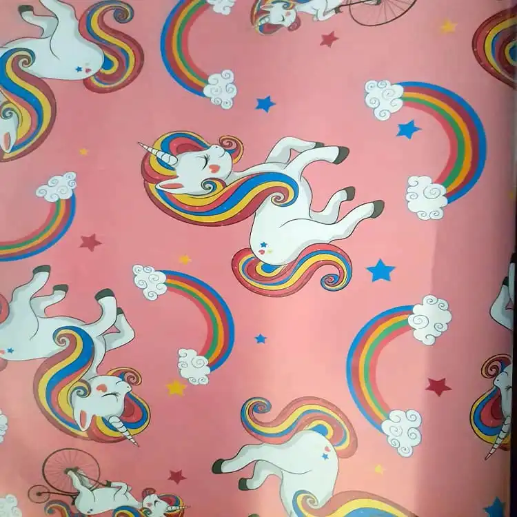 کاغذ کادو مدل اسب تک شاخ کد Am-unicorn بسته 5 عددی