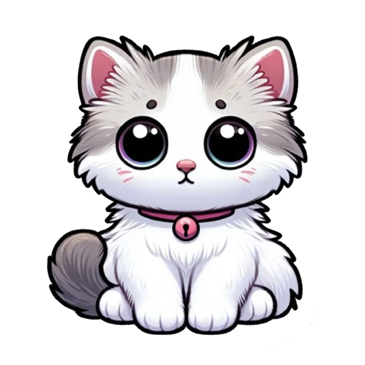 استیکر پارچه و لباس پاد آفرین مدل گربه کد DKST164