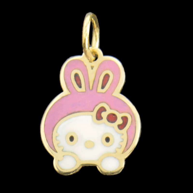 آویز گردنبند طلا 18 عیار دخترانه کد 679