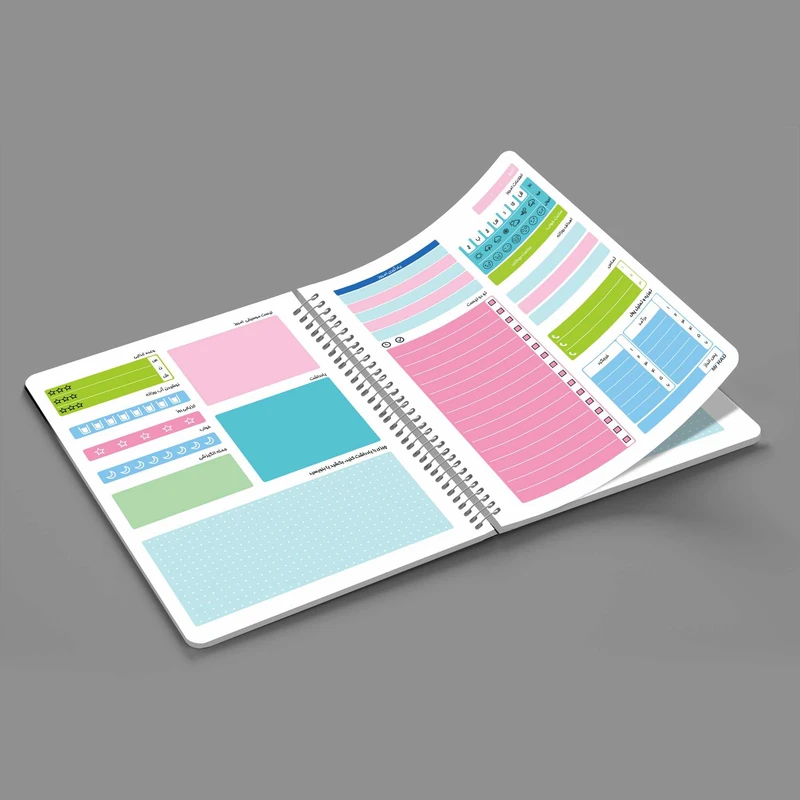 عکس شماره 9 : دفتر برنامه ریزی مستر راد طرح راز موفقیت مدل پلنر روزانه کد fiory 1800