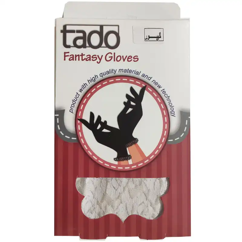 دستکش زنانه تادو طرح گیپور مدل D107