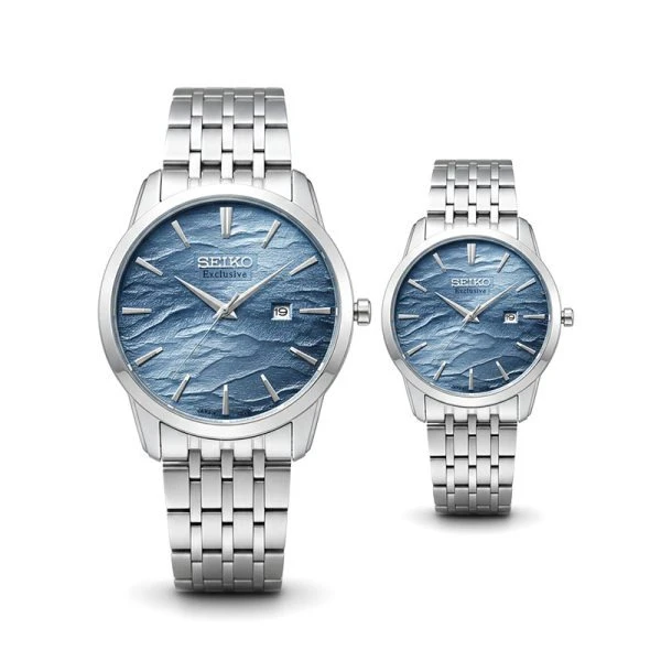 ست ساعت مچی عقربه‌ای کوارتز زنانه و مردانه سیکو مدل 3220G