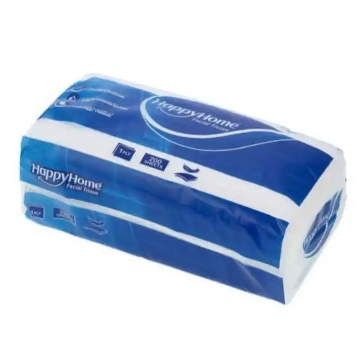 دستمال 200 برگ هپی هوم مدل اقتصادی بسته 10 عددی
