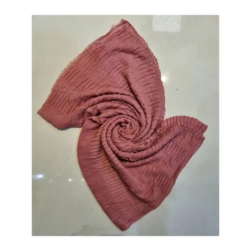 شال زنانه مدل پلیسه کرکره ای