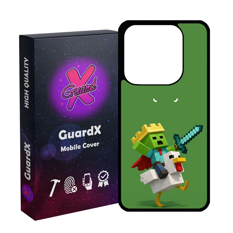 کاور گارد ایکس طرح Minecraft مدل 10881 مناسب برای گوشی موبایل شیائومی Redmi Note 14 4G