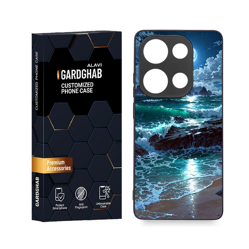 کاور گارد قاب علوی مدل دور ژله ای مناسب برای گوشی موبایل شیائومی Poco M6 Pro 4G