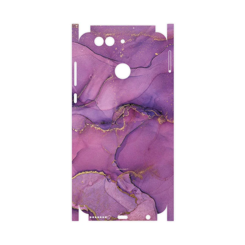 برچسب پوششی ماهوت مدل Purple Marble-FullSkin مناسب برای گوشی موبایل هوآوی Nova 2 Plus