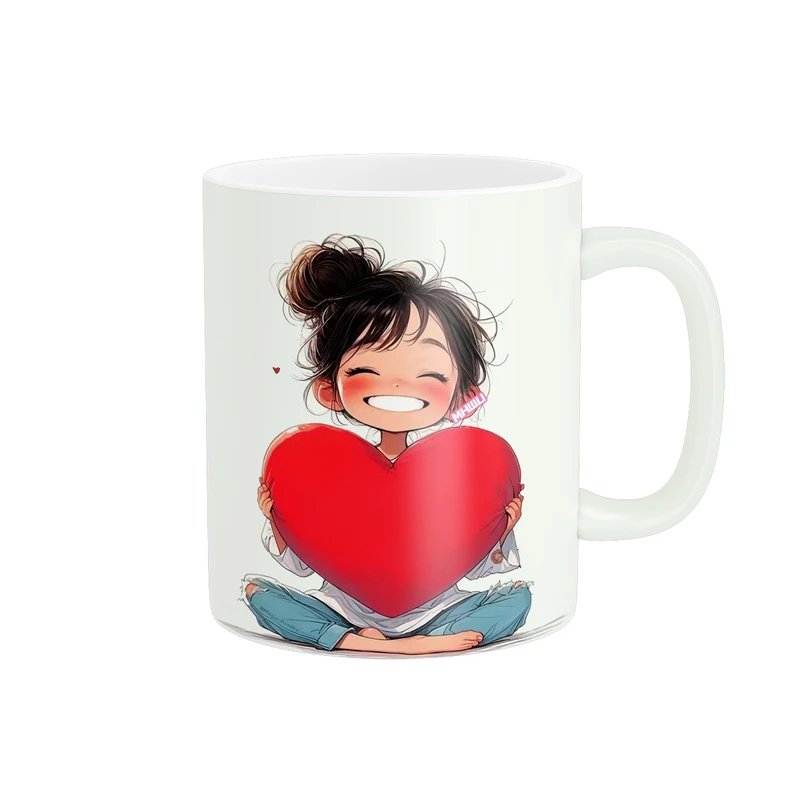 ماگ پاد آفرین طرح دخترک کد 104