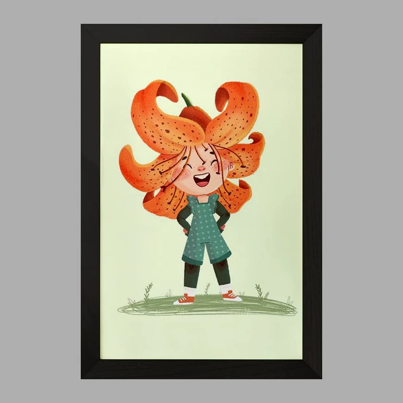 تابلو خندالو مدل دخترانه فانتزی کد 25721