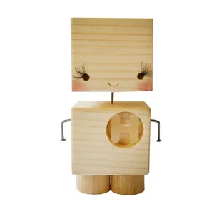 مجسمه مدل آدمک چوبی حرف H