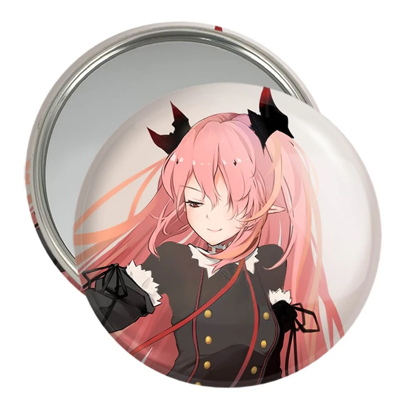 آینه جیبی خندالو مدل کورل تپس انیمه اسرافیل پایانی  کد 12639