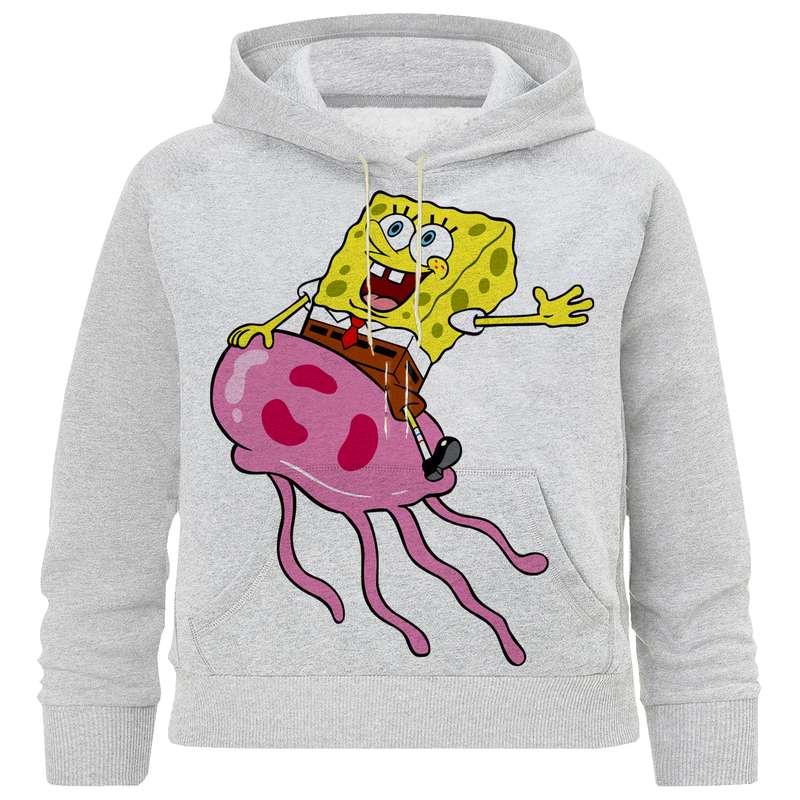 هودی پسرانه مدل باب اسفنجی کد M 494