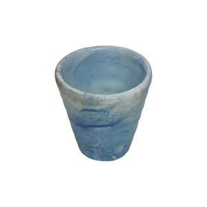  گلدان سنگی طرح کوزه رگه دار کد R-229