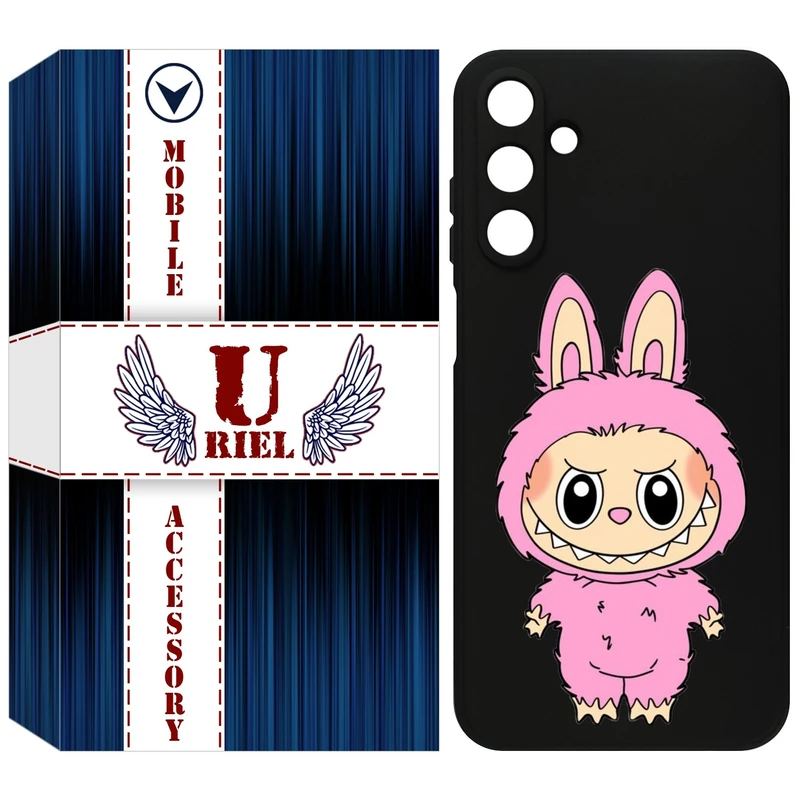 کاور یوریل قاب مدل KSH کد 129 طرح عروسک لبوبو مناسب برای گوشی موبایل سامسونگ Galaxy A25