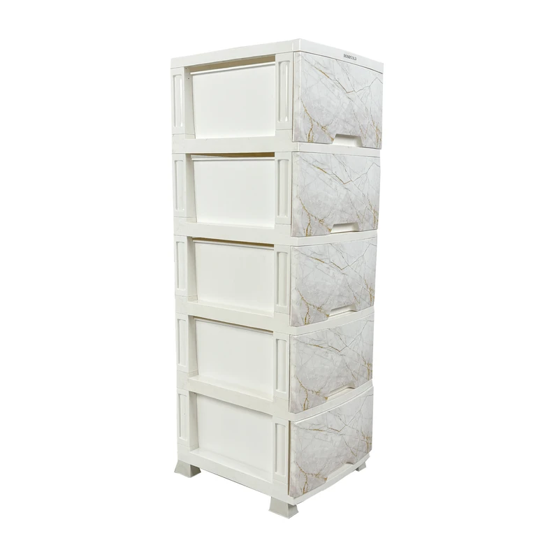 فایل کشویی رزگلد مدل  5 کشو XL مرمریت R586