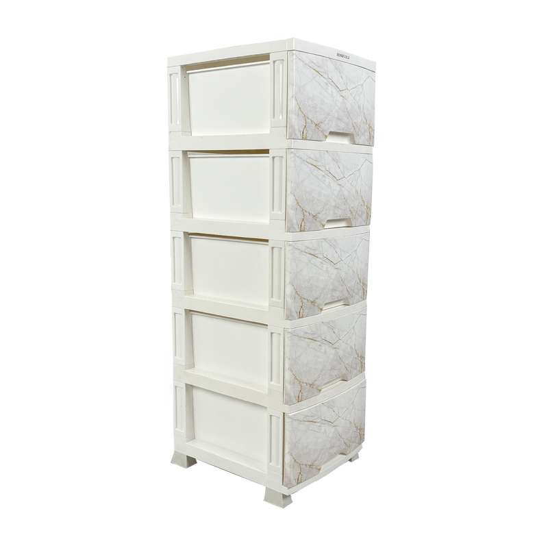 فایل کشویی رزگلد مدل  5 کشو XL مرمریت R586