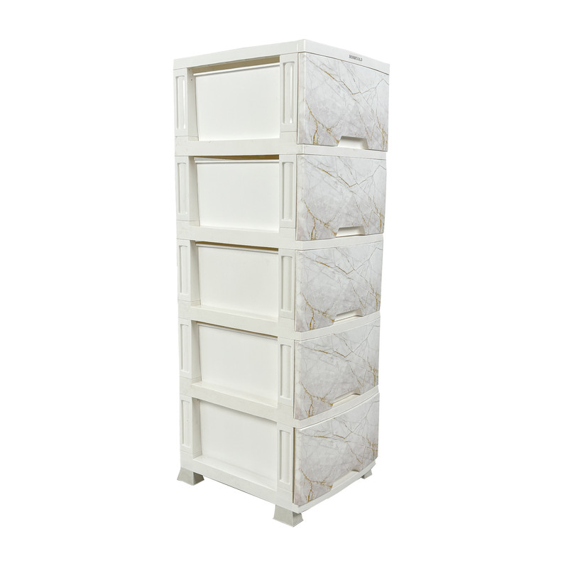 فایل کشویی رزگلد مدل  5 کشو XL مرمریت R586
