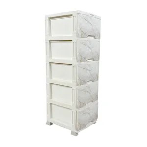 فایل کشویی رزگلد مدل  5 کشو L مرمریت R3586