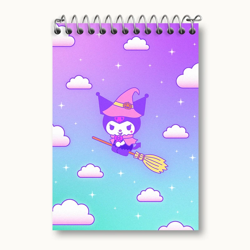 دفتر یادداشت 50 برگ خندالو طرح کرومی (Kuromi) کد N4231