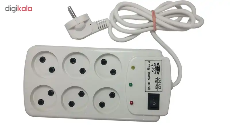 چند راهی و محافظ برق فاراد مدل N/M6