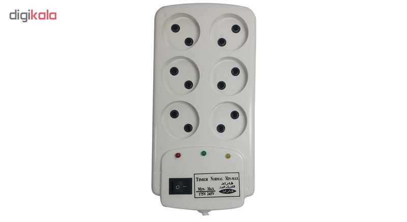 چند راهی و محافظ برق فاراد مدل N/M6